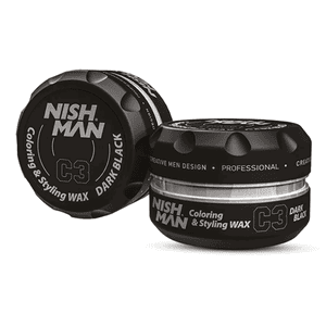 NishMan C3 Färbung & Styling Wax Schwartz 100ml
