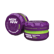NISHMAN 04 Hair Styling Wax Rugby – violet 150 ml XL
