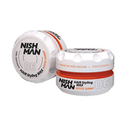 NISHMAN 06 Hair Styling Wax Mystic Gummy – weiß Pfirsich 150 ml XL