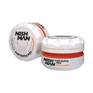 NISHMAN 06 Hair Styling Wax Mystic Gummy – weiß Pfirsich 150 ml XL