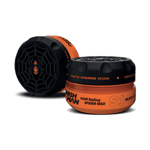 NISHMAN S1 Hair Styling Spider Wax – Orange 150 ml XL