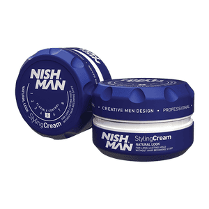 NISHMAN 05 Styling Cream Natural Look – blau 150 ml XL
