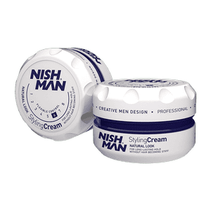 NISHMAN 06 Styling Cream Natural Look – weiß 150 ml XL
