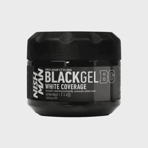 NISHMAN BLACK GEL BG WHITE COVERAGE 300 ML