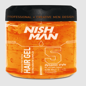 NISHMAN Hair Gel Dynamic Style 5- ultra hold 750 ml