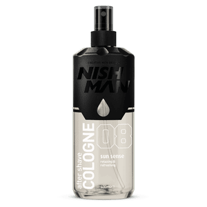 NISHMAN 08 After Shave Cologne 70° Alkohol desinfizierend – Sun Sense 400 ml XL