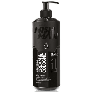 NISHMAN 01 After Shave Cream & Cologne – City Senior black 400 ml XL