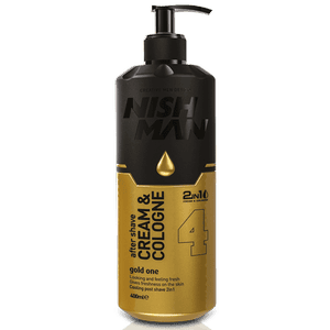 NISHMAN 04 After Shave Cream & Cologne – Gold One 400 ml XL