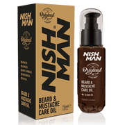 NISHMAN Bartöl mit Argan und Jojoba Öl 75 ml