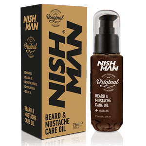 NISHMAN Bartöl mit Argan und Jojoba Öl 75 ml