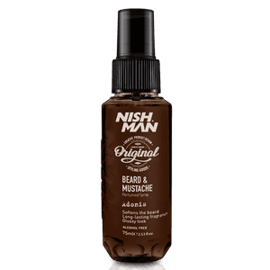 NISHMAN Bart Parfum Spray – Adonis 75 ml – braun