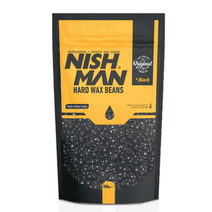 NISHMAN Black Elastisch Heißwachs Perlen 500 g