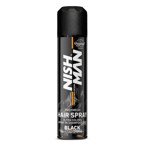 NISHMAN Color Hair Spray – black 150 ml