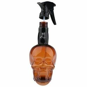 Sprühflasche Totenkopf Braun