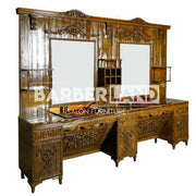 Zweier Barber Moebel mit Spiegel BRL 156