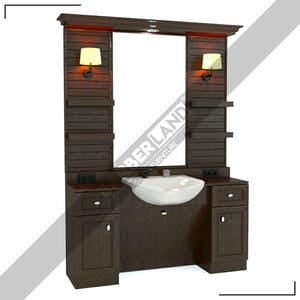 Barber Moebel mit Spiegel BRL 157