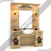 Barber Moebel mit Spiegel BRL 159