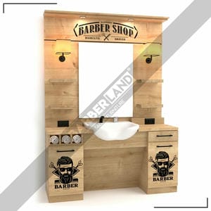 Barber Moebel mit Spiegel BRL 159