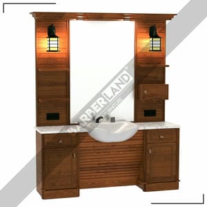 Barber Moebel mit Spiegel BRL 160