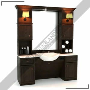 Barber Moebel mit Spiegel BRL 162