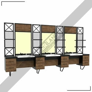 Dreier Barber Moebel mit Spiegel BRL 125