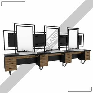 Dreier Barber Moebel mit Spiegel BRL 134