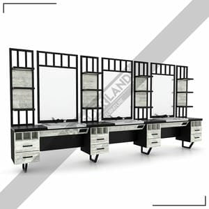 Dreier Barber Moebel mit Spiegel BRL 137