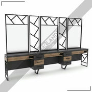 Dreier Damencoiffeur Moebel mit Spiegel BRL 301