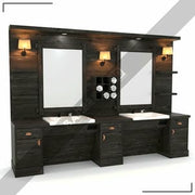 Zweier Barber Moebel mit Spiegel BRL 118 A