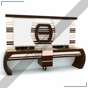 Zweier Barber Moebel mit Spiegel BRL 120