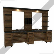 Zweier Barber Moebel mit Spiegel BRL 122