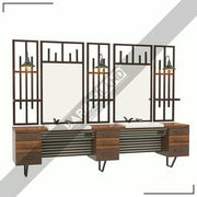 Zweier Barber Moebel mit Spiegel BRL 127