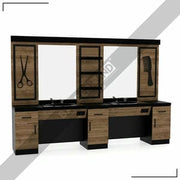 Zweier Barber Moebel mit Spiegel BRL 131