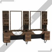 Zweier Barber Moebel mit Spiegel BRL 132