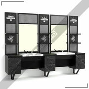 Zweier Barber Moebel mit Spiegel BRL 140