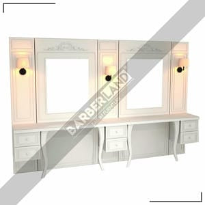 Zweier Damencoiffeur Moebel mit Spiegel BRL 316