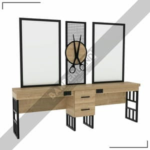 Zweier Damencoiffeur Moebel mit Spiegel BRL 317