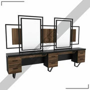 Zweier Damencoiffeur Moebel mit Spiegel BRL 318