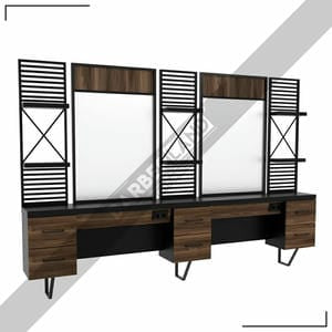 Zweier Damencoiffeur Moebel mit Spiegel BRL 321