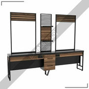 Zweier Damencoiffeur Moebel mit Spiegel BRL 322