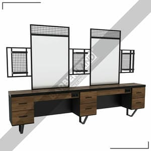 Zweier Damencoiffeur Moebel mit Spiegel BRL 323