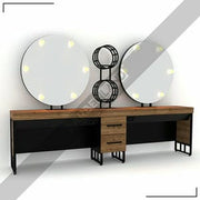 Zweier Damencoiffeur Moebel mit Spiegel BRL 341