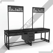 Zweiseitiger Damencoiffeur Moebel mit Spiegel BRL 396