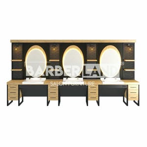 Zweier Barber Moebel mit Spiegel BRL 144