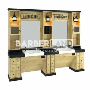 Zweier Barber Moebel mit Spiegel BRL 146