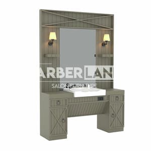 Barber Moebel mit Spiegel BRL 168