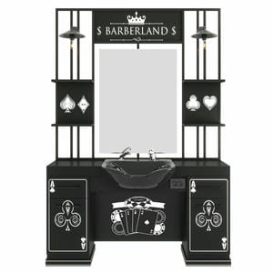 Barber Moebel mit Spiegel BRL 169