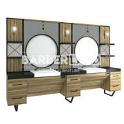 Zweier Barber Moebel mit Spiegel BRL 149