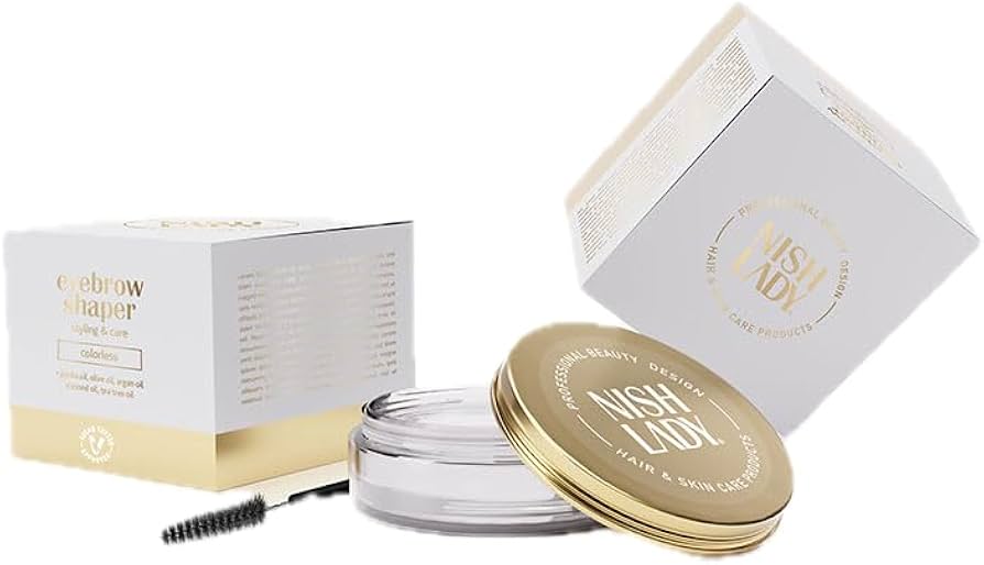 Augenbrauen-Lifting-Gel-Kit mit Pinsel (farblos) NISHLADY