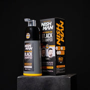 NISHMAN Schwarzshampoo Haar & Bart